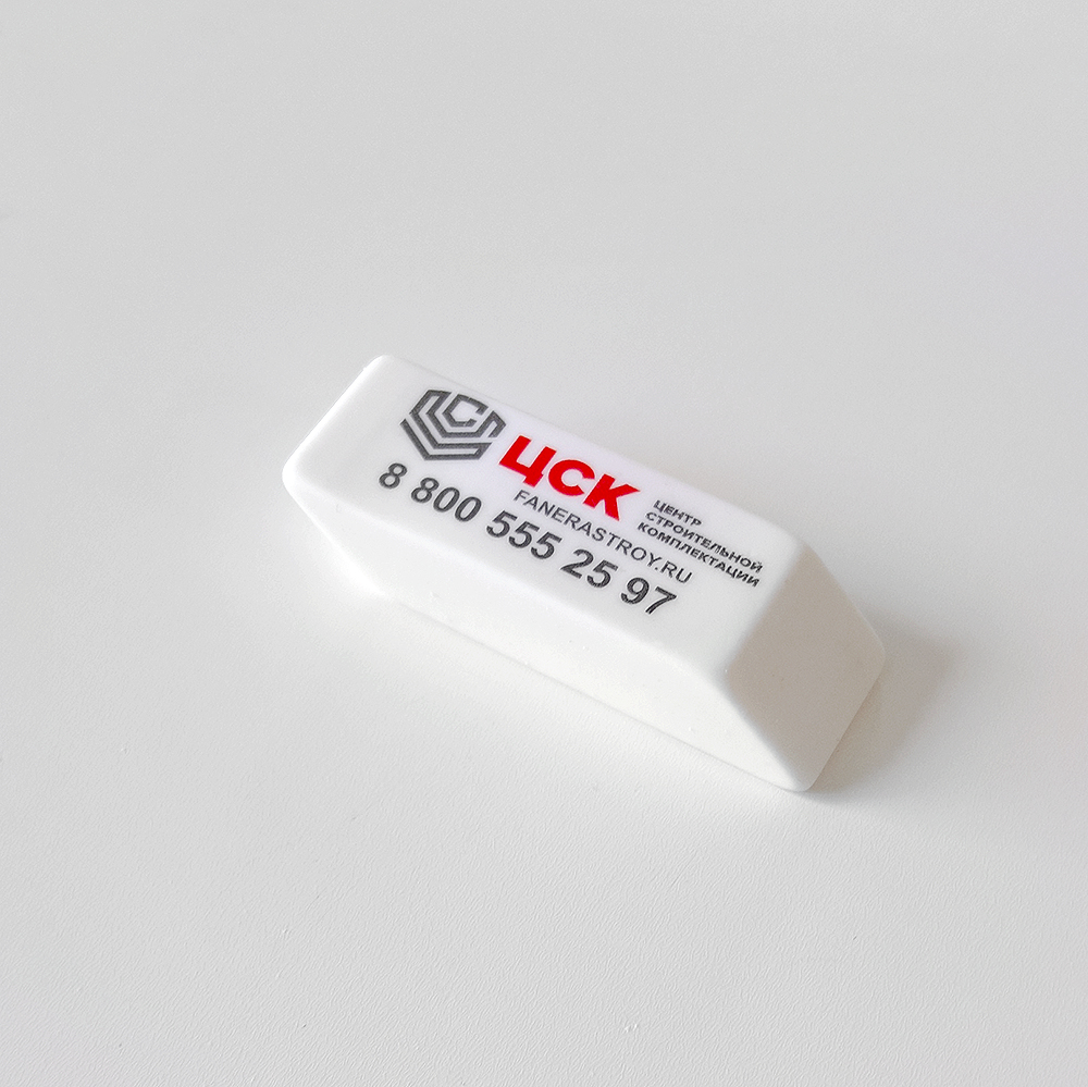 ластик, стирка с логотипом