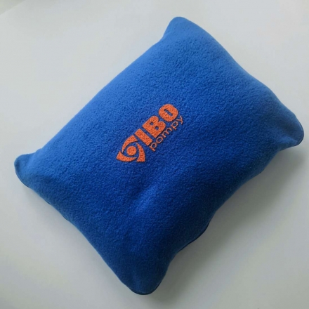 плед - подушка с логотипом